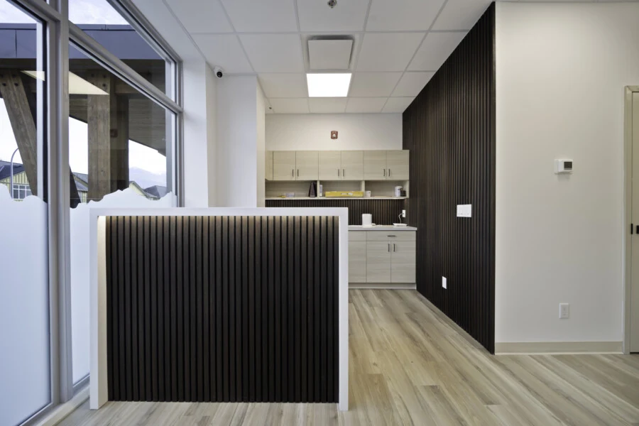 The Squamish storefront of Garibaldi Pharmacy and Terra Nova Medical clinic
